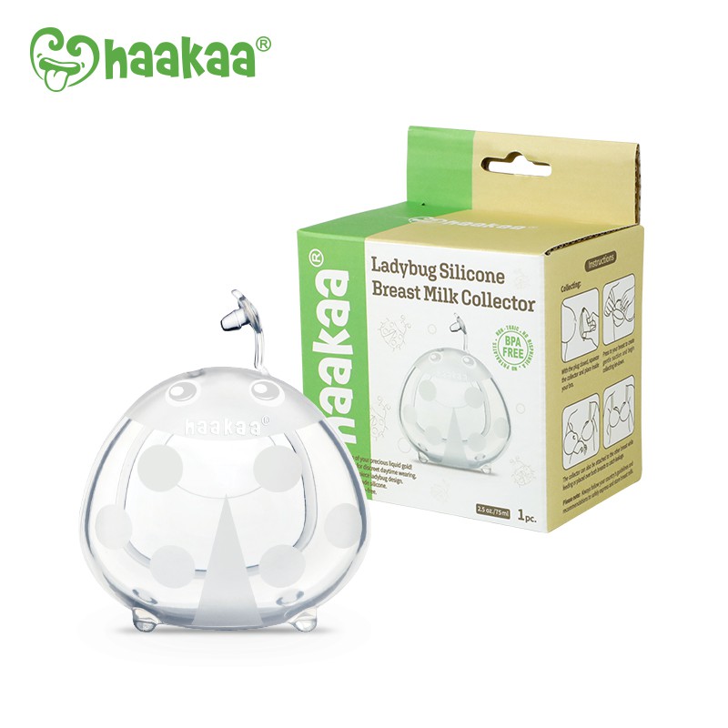 Miếng lót hứng sữa Silicone Haakaa tiết kiệm từng giọt sữa mẹ quý giá, Số 1 thế giới