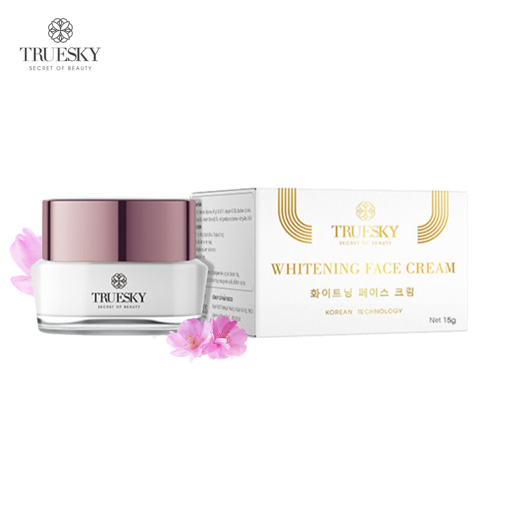 [Mã BMLT35 giảm đến 35K đơn 99K] Bigsize Kem dưỡng trắng da mặt chiết xuất sữa ong chúa Truesky Whitening Face Cream 30g
