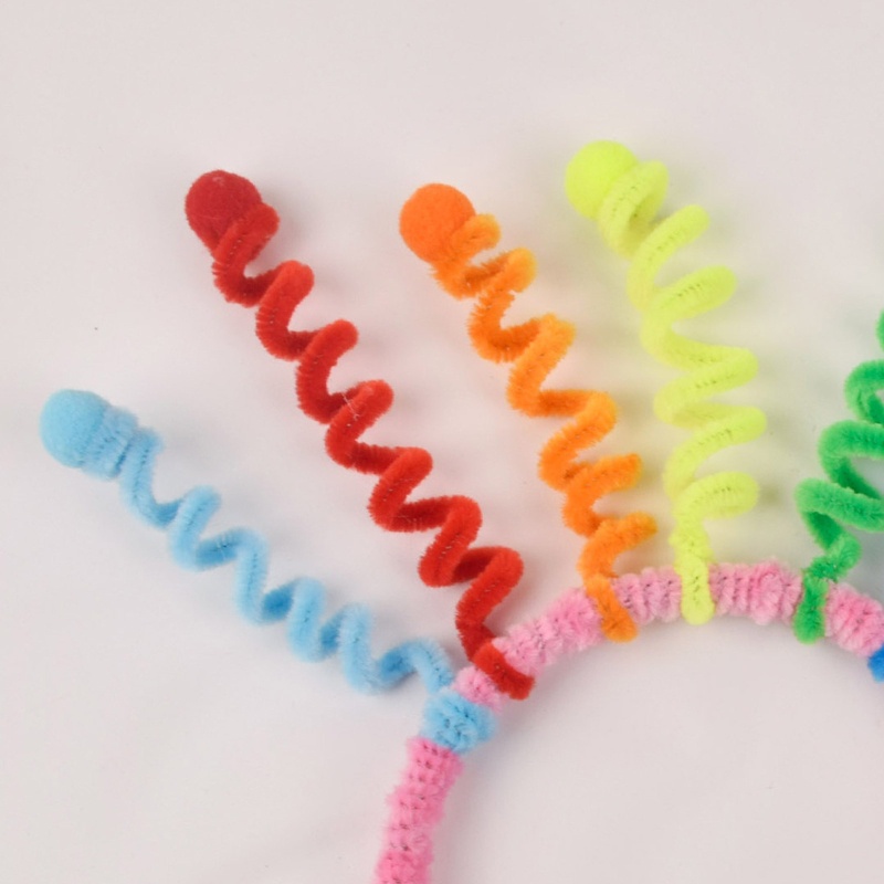 Flgo Băng Đô Xoắn Ốc Mỏng Họa Tiết Vui Nhộn Cho Bé Gái