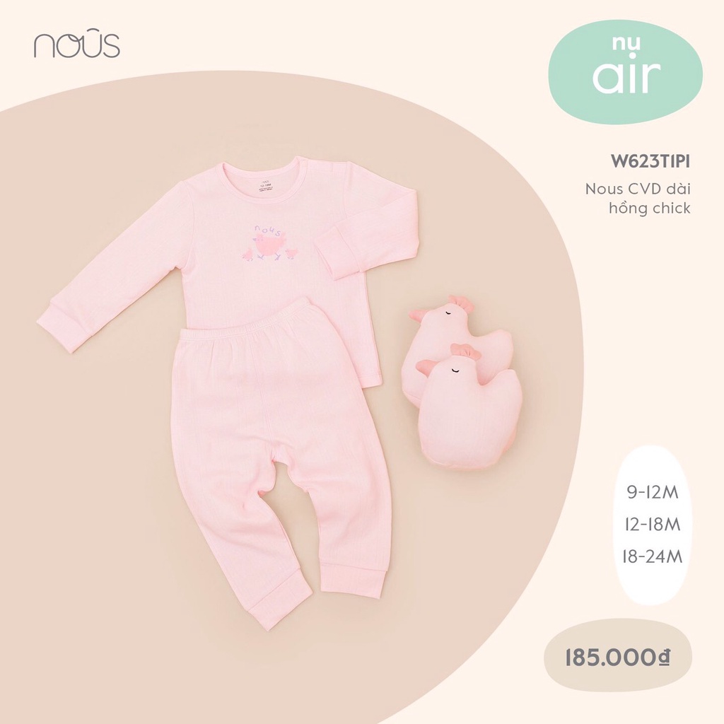 Nous sale - Bộ Cài Dài thường Nous cho bé từ 9m đến 24m