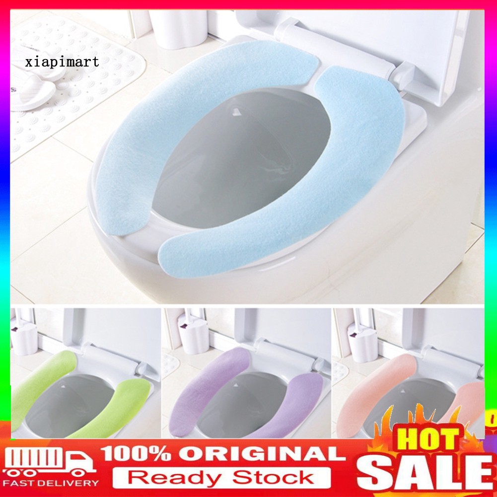 2 Miếng Đệm Lót Bồn Cầu Mềm Mại