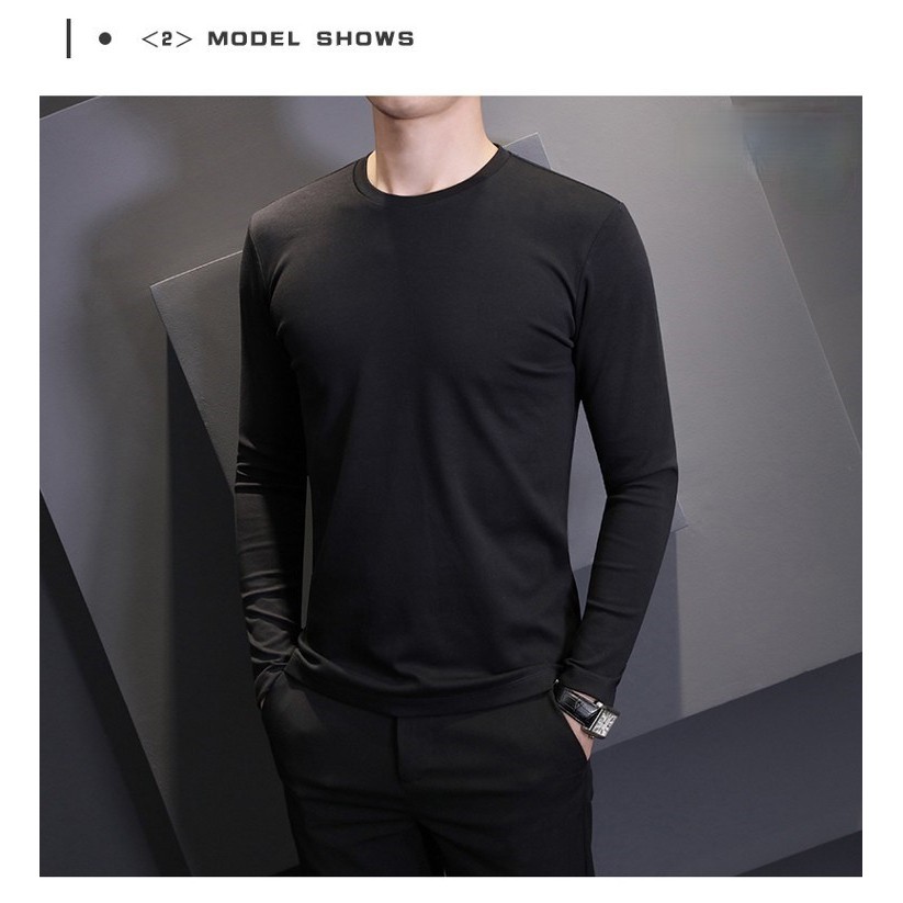 "Stitchintime factory direct sales" long-sleeved t-shirt Slim long-sleeved cotton, durable and not deformed in stock