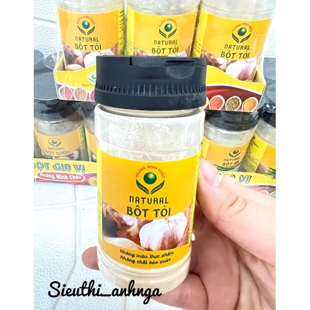 Bột Gia Vị Minh Châu Bột Sả/Tỏi/Gừng Lọ 60g