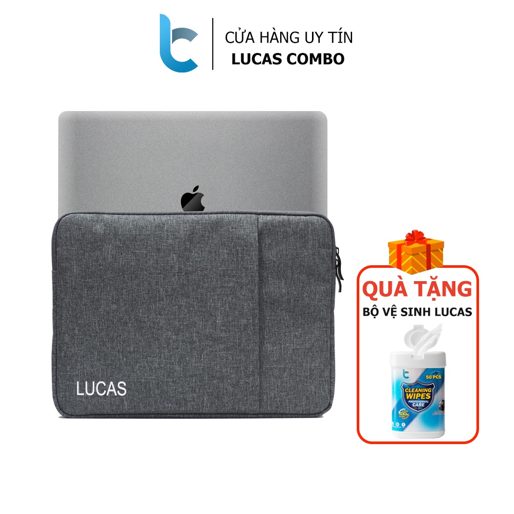 Túi Đựng Macbook Lucas Chống Sốc, Chống Nước Có Ngăn Riêng Đựng Phụ Kiện | BigBuy360 - bigbuy360.vn