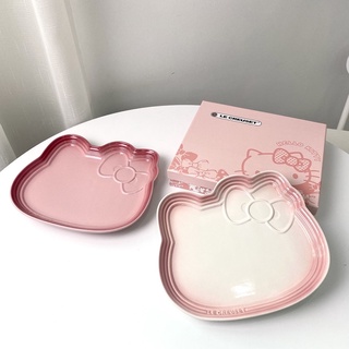 Đĩa hình mèo Hello Kitty chất liệu gốm sứ đáng yêu dễ thương