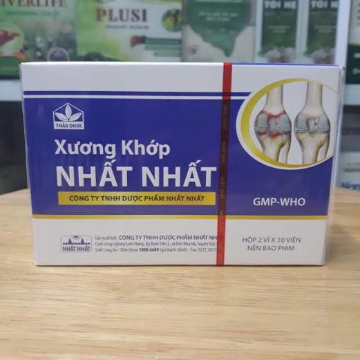 XƯƠNG KHỚP NHẤT NHẤT - Hộp 20 viên - Nhà Thuốc Mai Hương