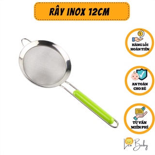 Rây lọc cháo inox siêu mịn cho bé ăn dặm size 10cm-12cm
