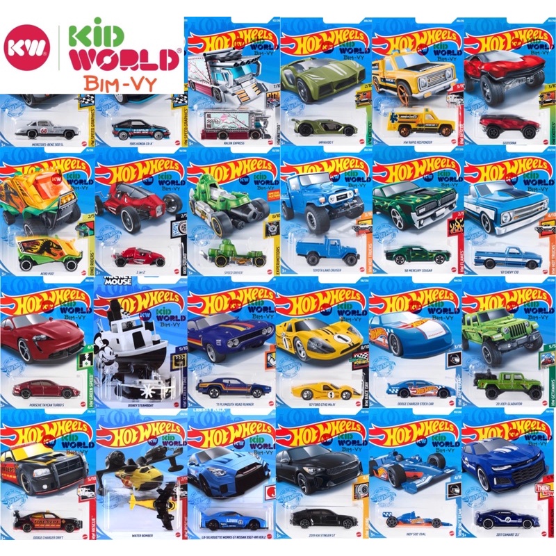 Xe mô hình Hot Wheels nhiều mẫu. Tỷ lệ: 1:64. Giao ngẫu nhiên, Không chọn mẫu.