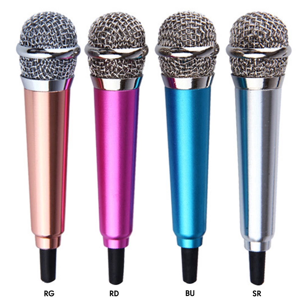 Micro Hát Karaoke Mini Đầu Cắm 3.5x5.5cmx1.8cm