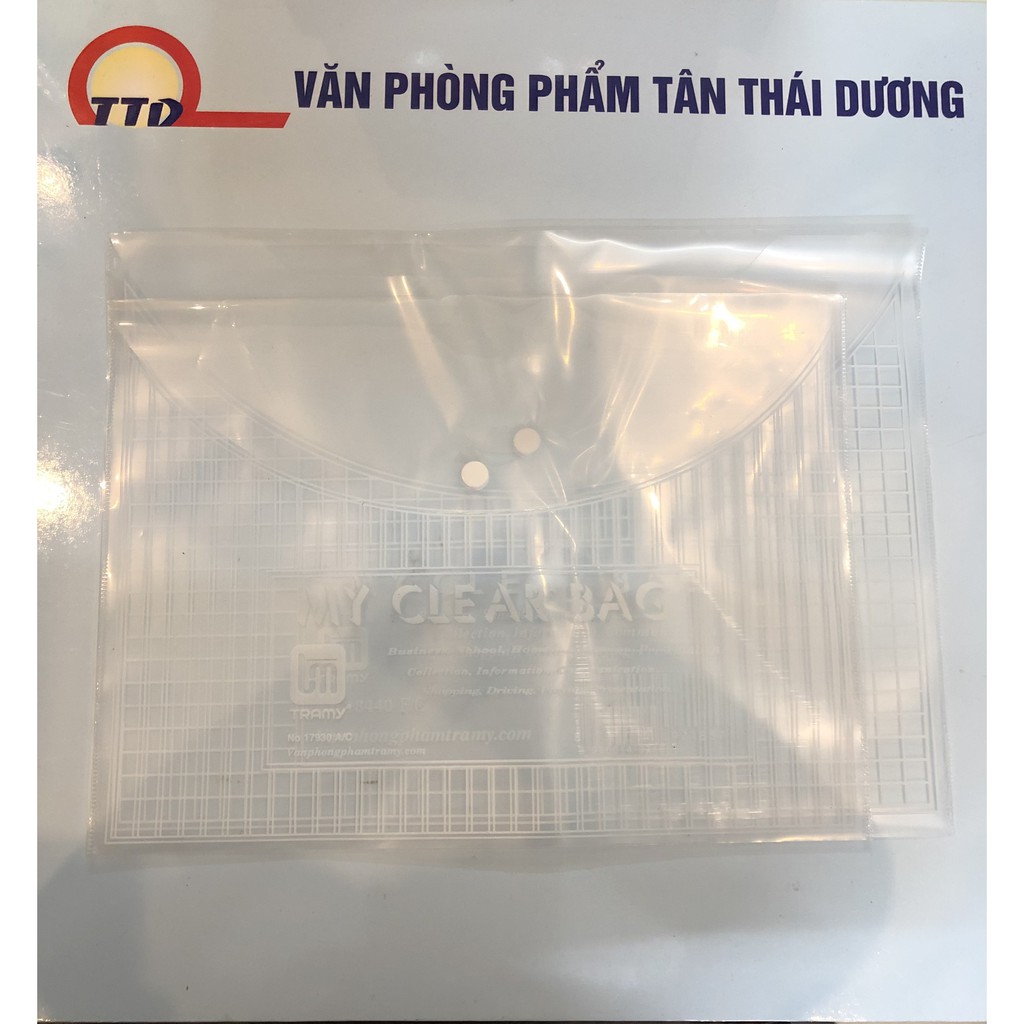 Túi Khuy Bấm My Clear , Túi Đựng Tài Liệu Trong