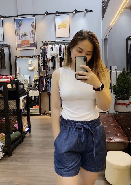 QUẦN SHORT JEAN GIẤY - XEM KỸ MÔ TẢ