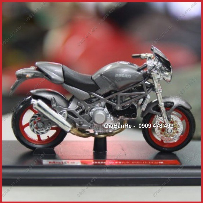 XE MÔ HÌNH 1:18 DUCATI MONTER S4 - MAISTO - 88051