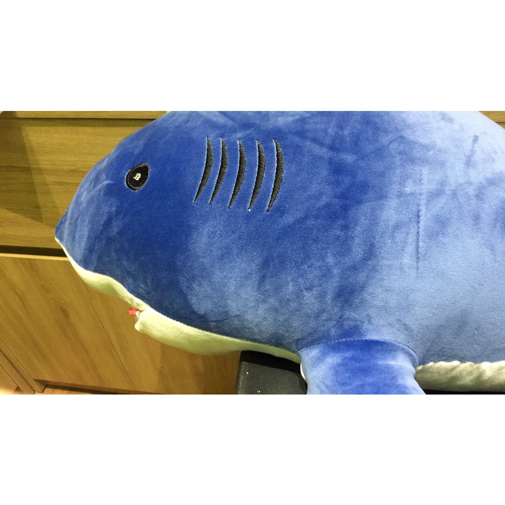 Gấu bông cá mập| Gối ôm cá mập 50cm