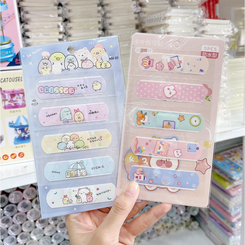 Băng cá nhân, băng keo cá nhân hình dễ thương cho bé