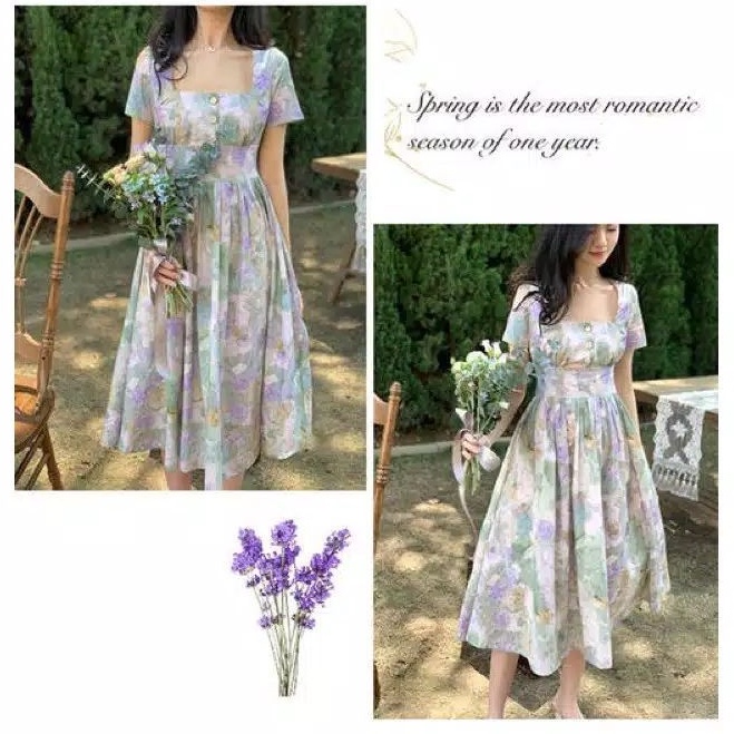 Đầm maxi Hoa Hàng Nhập Khẩu Hàn Quốc / Đầm maxi bangkok maxy Nhập Khẩu Hàn Quốc