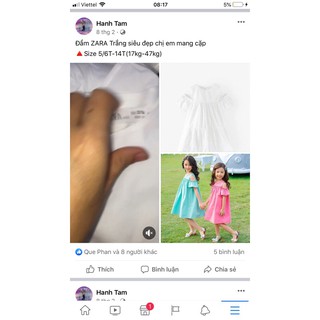 SALE VÁY ZARA TRẮNG