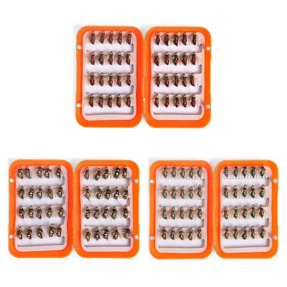 MYRONGVN Set 2 Mồi Câu Cá Giả Hình Côn Trùng Tiện Lợi