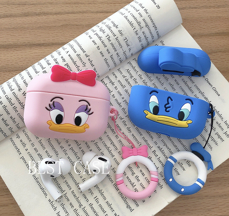 Vỏ Đựng Bảo Vệ Hộp Sạc Tai Nghe Airpods 3 Ngộ Nghĩnh Bằng Silicone