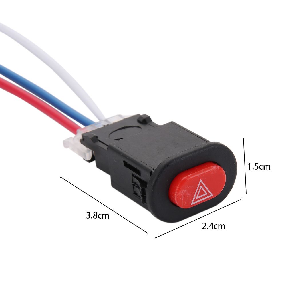 Công Tắc Điều Khiển Đèn Tín Hiệu Khẩn Cấp Có 3 Dây Hàng Mới Cho Xe Máy
