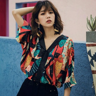 áo phong cách Boho họa tiết siêu xinh