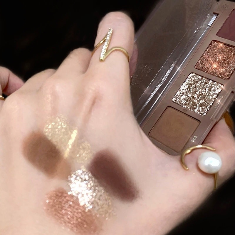 [Hàng mới về] Bảng Phấn Mắt Mini Tông Lì/Ánh Nhũ Ngọc Trai Nhỏ Gọn Cho Người Mới Bắt Đầu | BigBuy360 - bigbuy360.vn