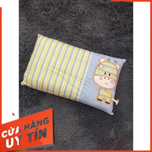 Gối trẻ em vỏ cotton 30x50 cm (1 cái)