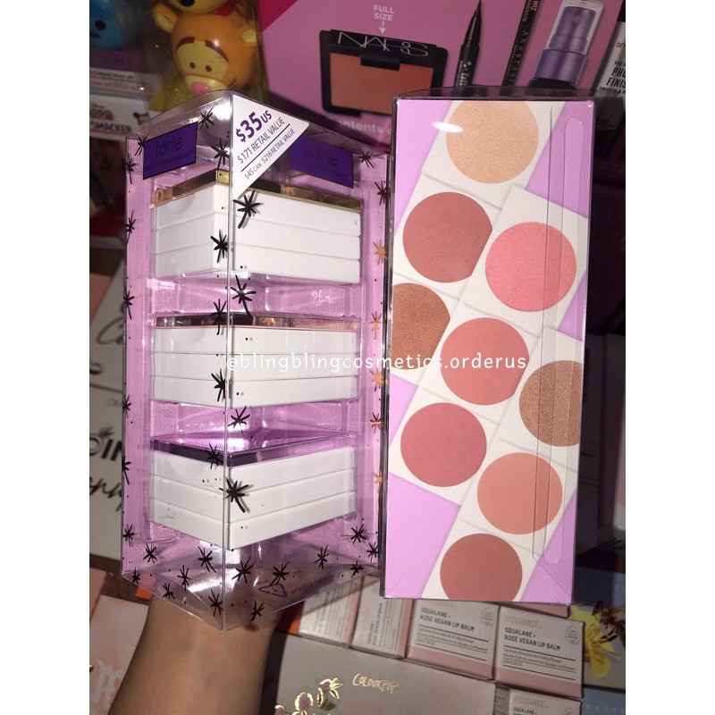 [TÁCH SET] Hộp phấn 3 ô Tarte bản giới hạn  (trị giá $171) | BigBuy360 - bigbuy360.vn