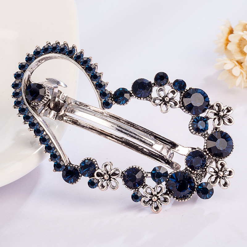 Kẹp Tóc Kim Loại Đính Đá Nhân Tạo Lấp Lánh Phong Cách Mới 2022