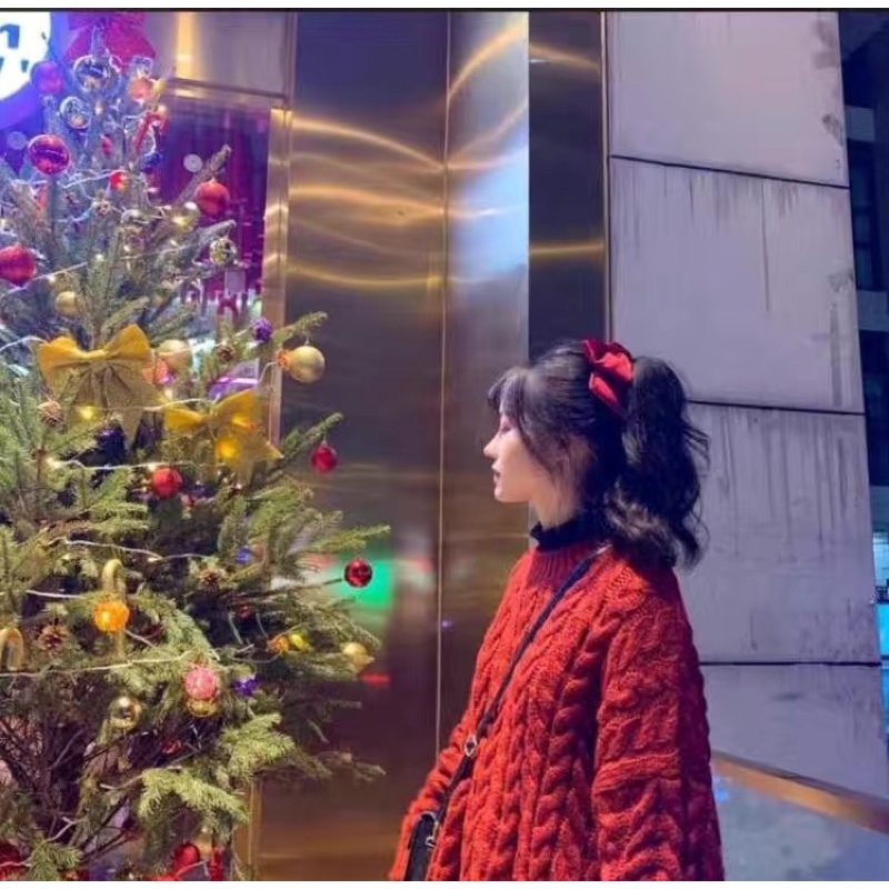 Áo len thừng đỏ