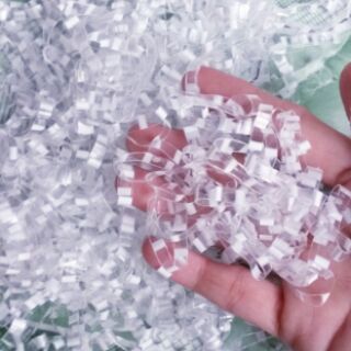 25g thun buột tóc trong bi trắng