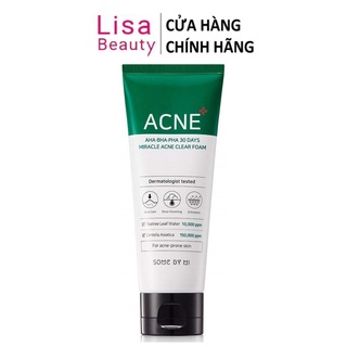Sữa rửa mặt some by mi aha bha pha 30 days miracle acne clear foam 100ml hàn quốc