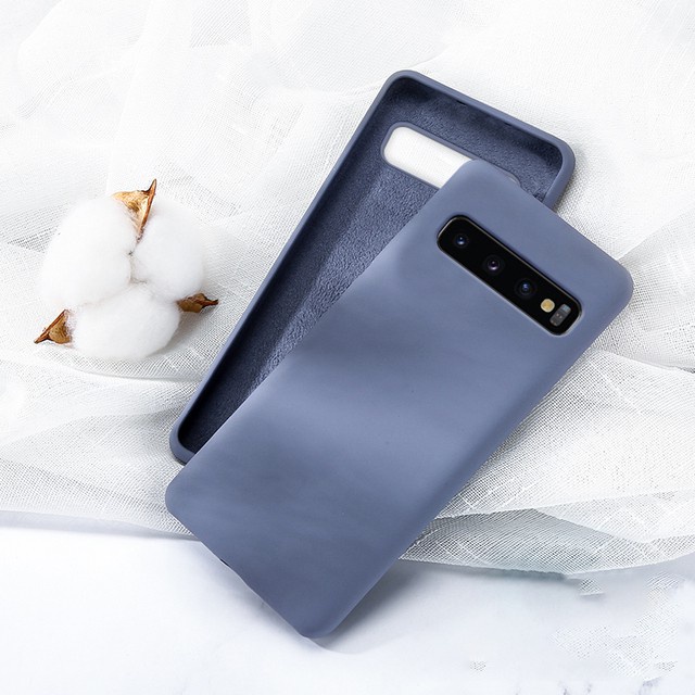 Ốp điện thoại silicon mềm màu trơn dành cho For Samsung Galaxy S10 Plus 5G S10e