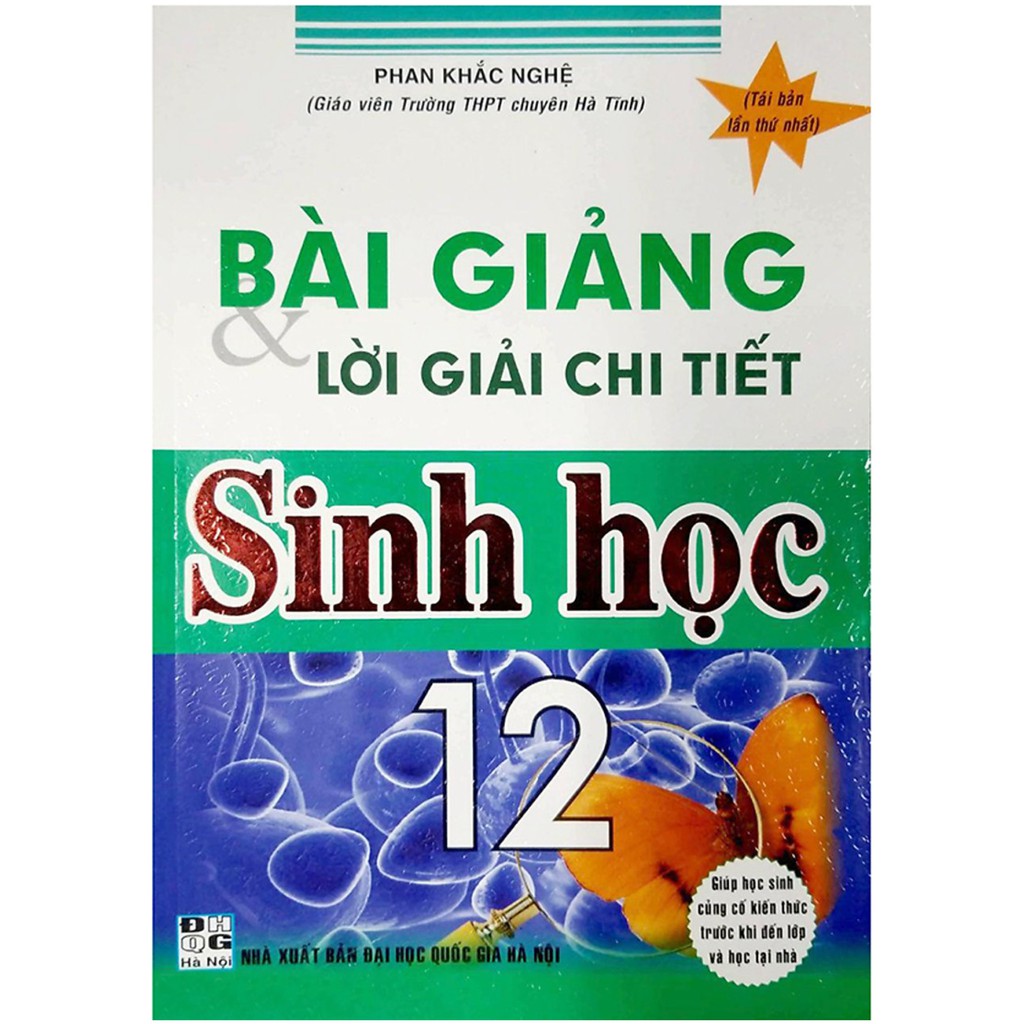 Sách - Bài Giảng Và Lời Giải Chi Tiết Sinh 12