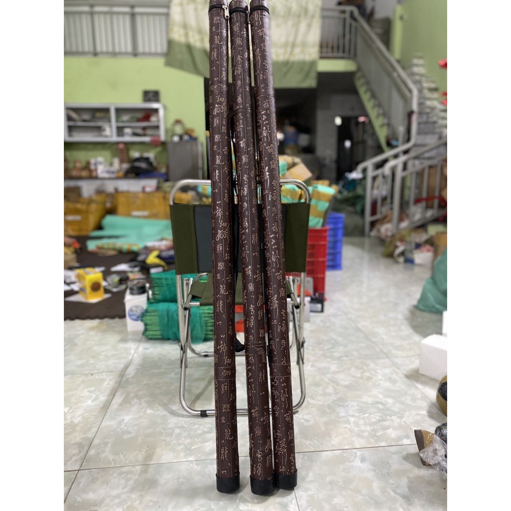 bao đựng cần cứng, bao đựng cần màu nâu 1m2