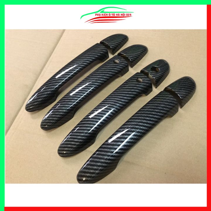 Ốp tay hõm Mazda CX8, CX-8 2018-2023 vân Carbon chống trầy bảo vệ cửa xe ô tô