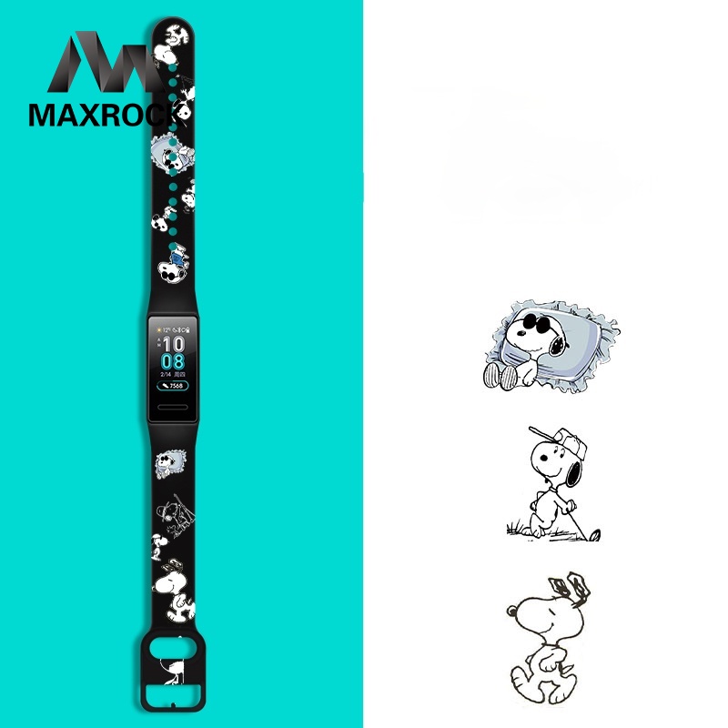 Dây đeo thể thao mẫu in mới MAXROCK thay thế cho Samsung Galaxy Fit 2 SM-R220