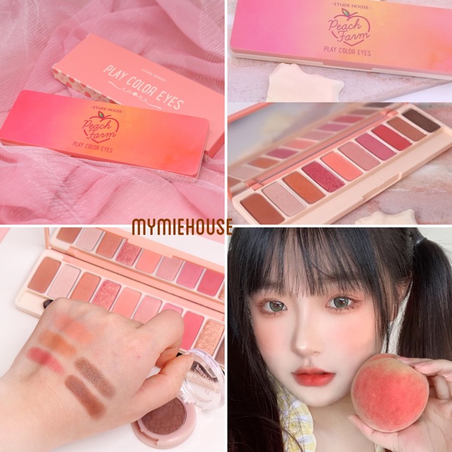 BẢNG MẮT PEACH FARM PLAY COLOR EYES ETUDE HOUSE ( CÓ BILL ) | BigBuy360 - bigbuy360.vn