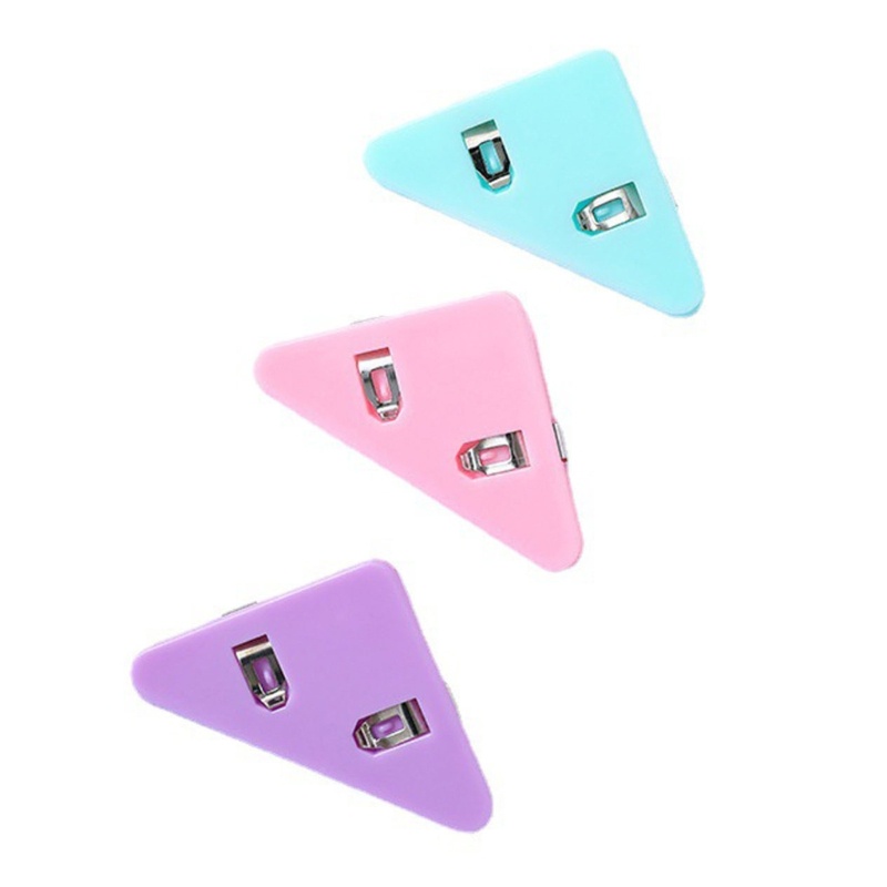 Set 10 Kẹp Giấy Đánh Dấu Trang Sách Hình Tam Giác Tiện Dụng Scho