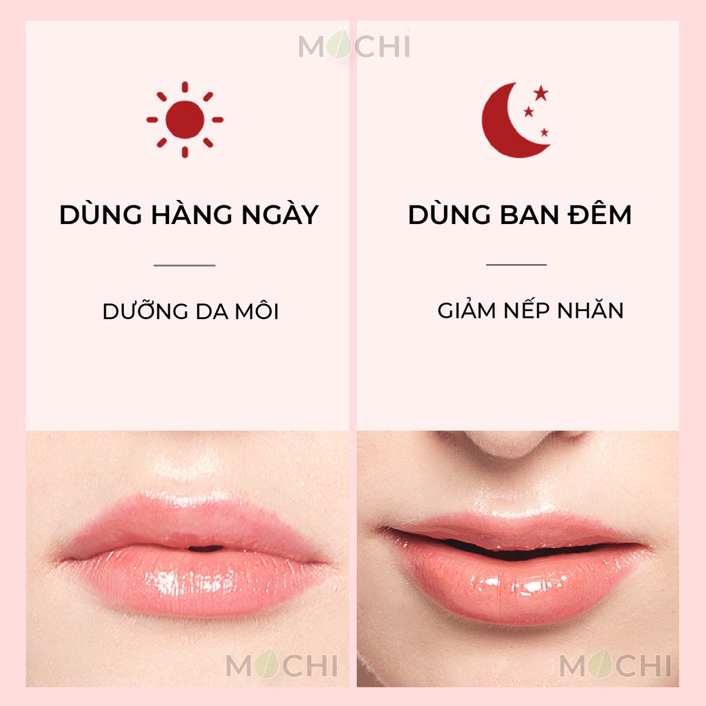 Mặt Nạ Dưỡng Hồng Môi Hộp 20 Miếng Cấp Ẩm Da Môi Giảm Thâm Mềm Môi Mask Cherry Collagen Bioaqua Nội Địa Trung MOCHI SHOP