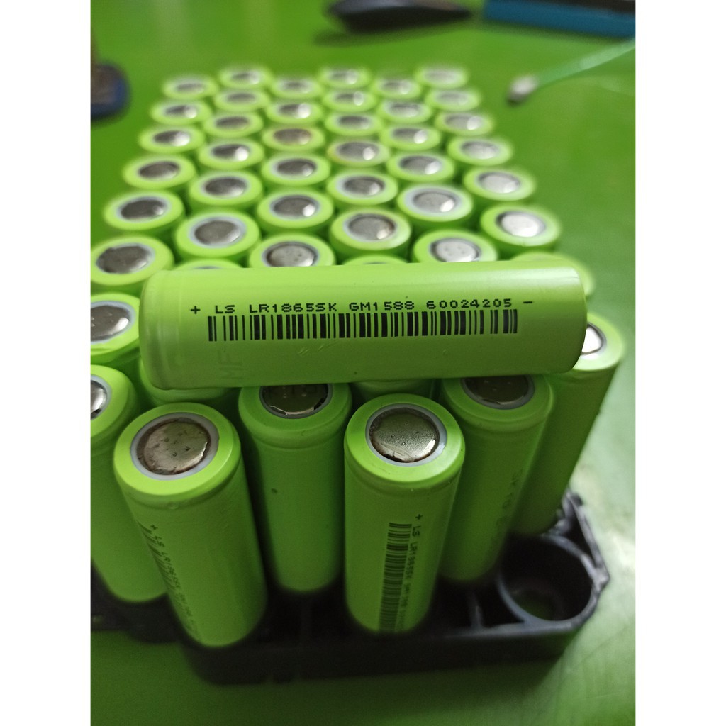 Cell Pin lishen xanh 18650LA xả 20A - Đủ dung lượng 2000mAh ( Cam kết Chính Hãng 100% )