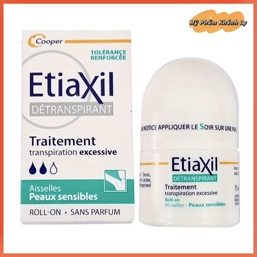 [𝐅𝐑𝐄𝐄𝐒𝐇𝐈𝐏] Lăn Khử Mùi ETIAXIL Chính Hãng nội địa Pháp - 15ml