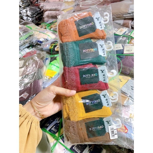 Tất Vớ trẻ em tất bé gái tất bé trai tất coton hàng chuẩn tất cao cổ tất thấp cổ