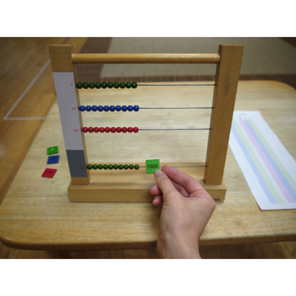 Khung hạt cườm nhỏ Montessori (Small Bead Frame)