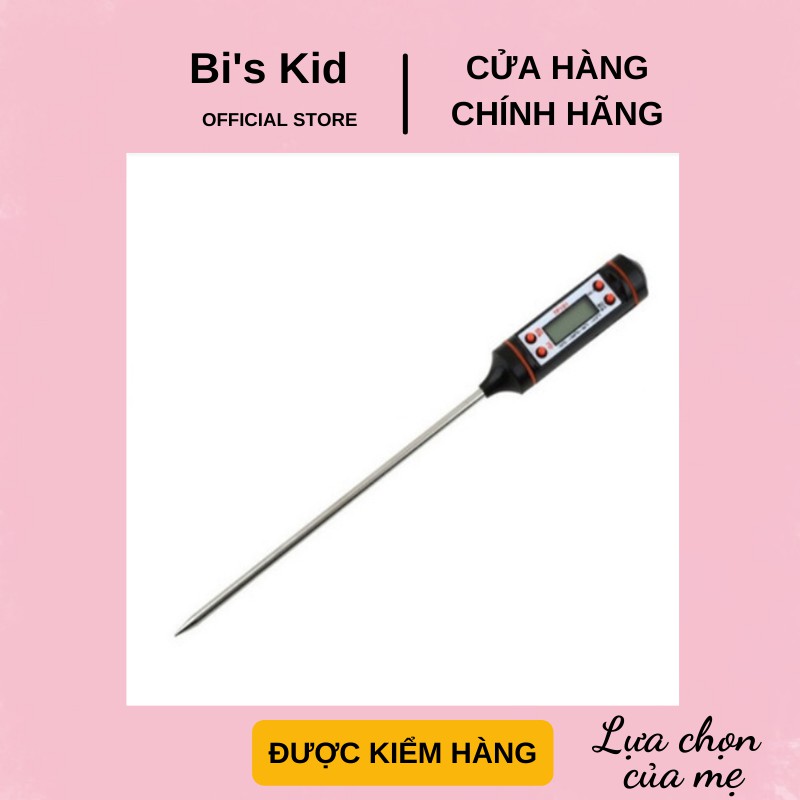 Que đo nhiệt độ sữa FREESHIP que đo cảm ứng nhiệt độ nước, sữa hỗ trợ đắc lực cho mẹ