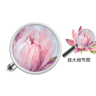 Decal Dán Kính Cao Cấp - Hoa Sen Lớn ( 60x58cm )-DK7179