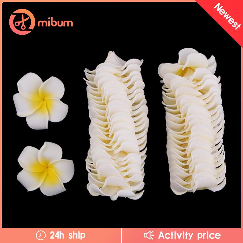 Set 50 Cánh Hoa Mận Giả Màu Trắng Trang Trí Tiệc Cưới