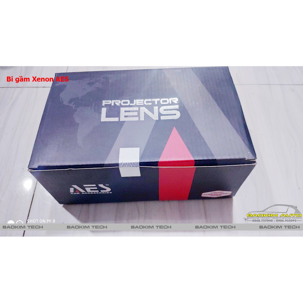 COMBO BI GẦM XENON AES SIÊU SÁNG + KIT TĂNG SÁNG 150%, BI LÚP XANH PHỦ  POLARIZED (GIÁ KHUYẾN MÃI)