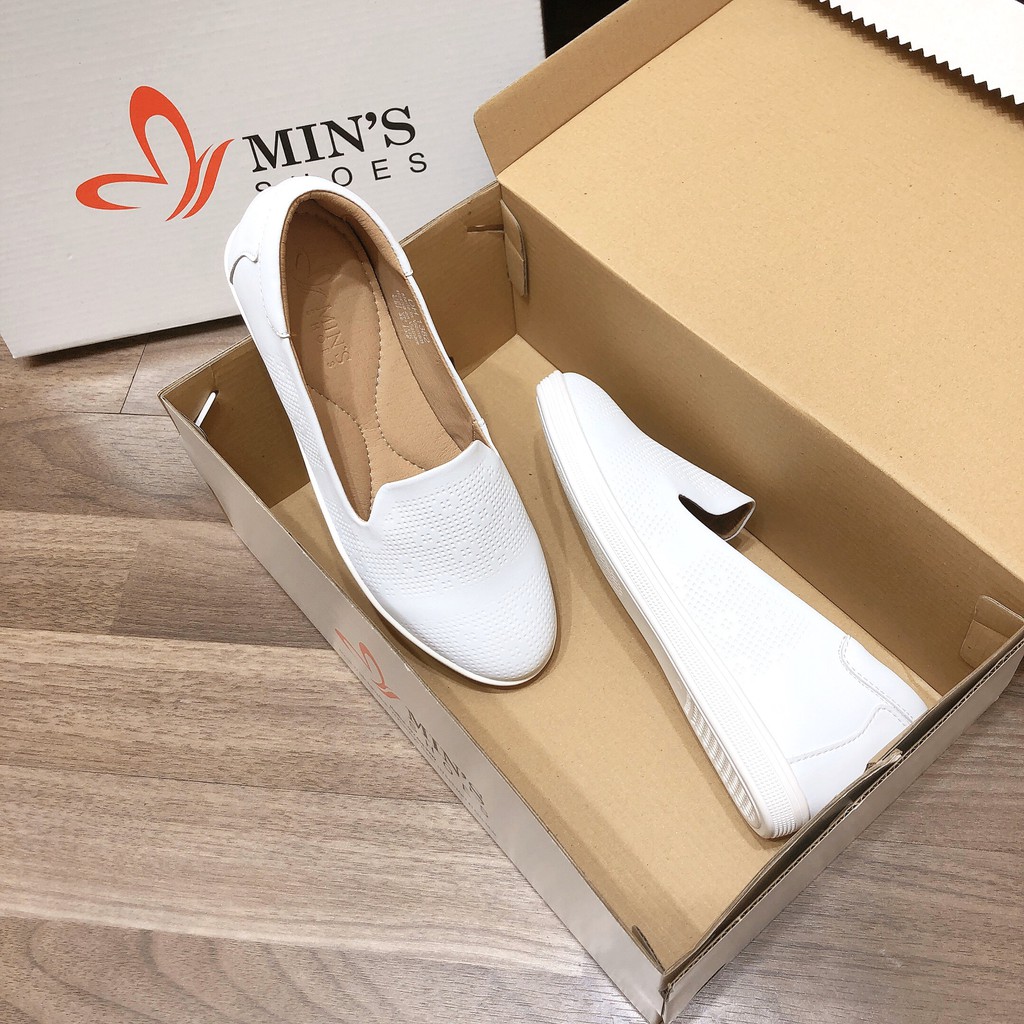 Min's Shoes - Giày Lười Da Thật GL44 TRẮNG | BigBuy360 - bigbuy360.vn