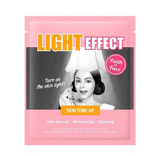 Mặt Nạ Dưỡng Sáng Da Faith In Face Light Effect Hydrogel Mask (25g) - HSD: 17/03/2022