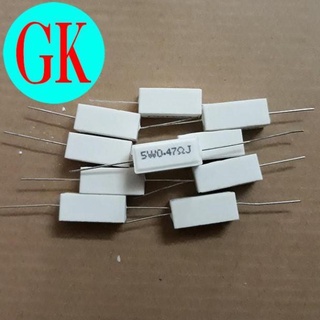 Điện trở sứ 5w 0,47 ôm